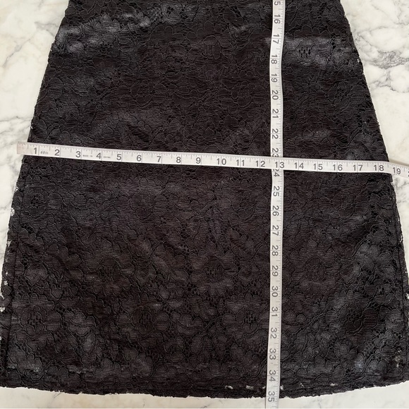 Express Lace Puff Sleeve Fit And Flare Dress Black Size Small - Picture 8 of 12